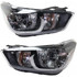 KarParts360: For 2016-2022 Chevy SPARK Head Light Assembly Side w/Bulbs Black Housing Replaces GM2502468 (CLX-M0-335-1191L-AS2-CL360A1-PARENT1)