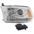 KarParts360: For 2016 2017 2018 RAM 1500 Head Light Assembly  Side w/Bulbs Replaces CH2502290 CAPA Certified (CLX-M0-334-1137L-ACN1-CL360A1-PARENT1)