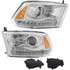 KarParts360: For 2016 2017 2018 RAM 1500 Head Light Assembly  Side w/Bulbs Replaces CH2502290 CAPA Certified (CLX-M0-334-1137L-ACN1-CL360A1-PARENT1)