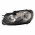 KarParts360: For Volkswagen Golf Headlight Assembly 2010 11 12 13 2014 w/ Bulbs (Black Housing)  CAPA Certified (CLX-M0-341-1127L-AC2-CL360A1-PARENT1)