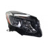 KarParts360: For Mercedes-Benz GLA250 Headlight Assembly 2015 2016 2017 2018 | w/ Bulbs | (Black Housing)  | CAPA Certified (CLX-M0-340-1153L-AC2-CL360A1-PARENT1)