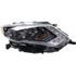 KarParts360: For Nissan Rogue Headlight Assembly 2017 2018 2019 w/Bulbs CAPA Certified Replaces NI2502254 (Vehicle Trim: w/ LED Day Time Running Lights Parking Lights) (CLX-M0-20-9914-00-9-CL360A1-PARENT1)