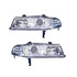 For Honda Prelude 1992-1996 Headlight Compositew/PL Assembly w/Projector Chrome Pair Driver and Passenger Side HO2505136 (CLX-M1-316-1137PXAS1)