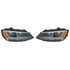 KarParts360: Fits Volkswagen Jetta Headlight Assembly 2011 2012 2013 2014 w/ Bulbs CAPA Certified (CLX-M0-20-12562-00-9-CL360A1-PARENT1)