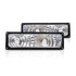For Chevy/GMC C/K 2010 Truck 1994-2002 Parking Signal Light Diamond Design Gray Bezel Pair Driver and Passenger Side GM2811104 (CLX-M1-331-1615PXUS-C)