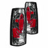 For Chevy/GMC C/K 2010 Truck 1988-2002 Tail Light Assembly Chrome Pair Pair Driver and Passenger Side Chrome GM2811172 (CLX-M1-331-1940PCASVC)
