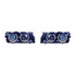 For BMW 7 Series 1999-2001 Headlight Assembly Pair Driver and Passenger Side HID Type Black w/Angel Eyes | BM2505104 (CLX-M1-343-1117PXASH2)