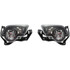 For Chevy Avalanche 1500 / 2500 Fog Light 2002 03 04 05 2006 Pair Driver and Passenger Side w/ Body Cladding For GM2592141 | 15040361 (PLX-M0-19-5588-00-CL360A55)