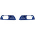 For Toyota Camry Fog Light Bumper Cover 2007 2008 2009 Pair Driver and Passenger Side Black Housing For TO2598101 (PLX-M0-15-212-2056L-UD-CL360A1)