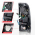 ANZO For Ford F-250 HD 97 Tail Lights LED w/ Light Bar Black Housing Clear Lens | (TLX-anz311377-CL360A73)