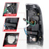 ANZO For Ford F-150 97-03 Tail Lights LED w/ Light Bar Black Housing Smoke Lens | 311378 (TLX-anz311378-CL360A71)