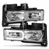 ANZO For GMC K1500/K2500/K3500 1988-1999 Crystal Headlights | (TLX-anz111499-CL360A83)