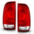 ANZO For Ford F-250 Super Duty 99-07 Tail Light Red/Clear Lens (OE Replacement) | 311307 (TLX-anz311307-CL360A72)
