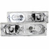ANZO For GMC Jimmy 1992-1998 Crystal Headlights Chrome w/ Halo | (TLX-anz111006-CL360A82)