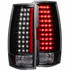 ANZO For GMC Yukon XL 1500 2000-2014 Tail Lights LED Black G4 | (TLX-anz311142-CL360A71)