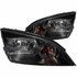 ANZO For Ford Focus 2005 2006 Crystal Headlights Black | (TLX-anz121229-CL360A70)