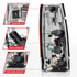 ANZO For GMC Yukon 1992-2000 Tail Lights LED Chrome Housing Red/Clear Lens Pair | (TLX-anz311346-CL360A86)