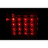 ANZO For Toyota 4Runner 2001 2002 Tail Lights LED Red/Clear | (TLX-anz311070-CL360A70)