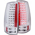 ANZO For GMC Yukon 1992-2015 Tail Lights LED - Red/Clear G4 | (TLX-anz311141-CL360A71)