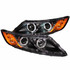 ANZO For Kia Optima 2011-2013 Projector Headlights w/ Halo Black | CCFL (TLX-anz121460-CL360A70)