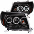 ANZO For Toyota Tacoma 2005-2011 Projector Headlights w/ Halo Black | (TLX-anz121282-CL360A70)
