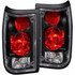 ANZO For Mazda B2200 1987-1993 Tail Lights Black | (TLX-anz211113-CL360A70)