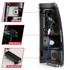 ANZO For Chevy Blazer 1992-2000 Tail Lights LED Black Housing Smoke Lens Pair | (TLX-anz311345-CL360A75)