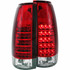 ANZO For Chevy R2500 1989 Tail Lights LED Red/Clear | (TLX-anz311057-CL360A87)