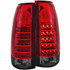 ANZO For Chevy C1500 Suburban 1992-1999 Tail Lights LED Red/Smoke | (TLX-anz311157-CL360A75)