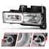 ANZO For Chevy K1500/K2500/K3500 1988-1999 Crystal Headlights | (TLX-anz111499-CL360A75)
