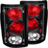 ANZO For Ford E-250 2003 2004 2005 Tail Lights Black | (TLX-anz211051-CL360A73)