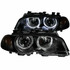ANZO For BMW 328i 2007 2008 Projector Headlights w/ Halo Black | (TLX-anz121269-CL360A76)