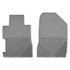 WeatherTech Rubber Mats For Honda Civic 2006-2011 Coupe/Si Coupe - Front - Grey |  (TLX-wetW65GR-CL360A70)