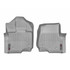 WeatherTech Floor Liners For Ford F-150 2015-2021 | Front | Gray | (Fits SuperCrew and SuperCab Dual Floor Posts) (TLX-wet466971-CL360A70)
