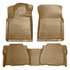 Husky Liners For Toyota Tundra 2007-2011 WeatherBeater Floor Liners Combo Tan | (TLX-hsl98583-CL360A70)