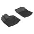 3D MAXpider For Honda Ridgeline 2006-2014 Kagu Series Floor Mats 1st Row Black | (TLX-aceL1HD03911509-CL360A70)