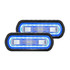Rigid-Industries Surface Mount SR-L Series w/ Blue Halo | LED Spreader | Universal | Pair