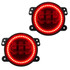 Oracle Fog Lights For Jeep Wrangler 2007-2021 | High Powered LED | Red