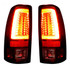 Recon Tail Lights For Chevy Silverado 2500 2002 | OLED | Dark Red Smoked Lens