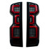 Recon Tail Lights For Chevy Silverado 1500 2019 2020 | Replaces LED | OLED | Smoked Lens