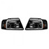 Recon Projector Headlights For Ford F-150 2004-2008 w/Ultra High Power Smooth OLED Halos & DRL | Smoked/Black