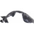 For Acura MDX 2014 2015 2016 Fender Liner Passenger Side | Front | Made of PE Plastic | w/ Lane Keep Assist | CAPA Certified | Replacement For AC1249132, AC1249132C | 74101TZ5A10
