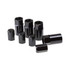 Wheel Mate TPMS Valve Stem Cover | Set of 4 Covers and 4 Valve Caps Per Pack | Aluminum | Black Anodize