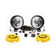 KC HiLiTES For Daylighter Gravity LED Light G6 20w Spot Beam Pair Pack System | Black SS 6 Inches (TLX-kcl651-CL360A70)