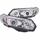 ANZO For Honda Civic 2006-2011 Projector Headlights w/ Halo Chrome (CCFL) | (TLX-anz121061-CL360A70)