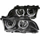 ANZO For BMW 328i 1999 2000 Projector Headlights w/ Halo Black | (TLX-anz121015-CL360A72)
