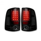 Recon Tail Lights For Dodge Ram 1500/2500/3500 2013-2018 Driver and Passenger Side | Pair | LED | Smoked
