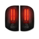 Recon Tail Lights For GMC Sierra 2007-2014 Driver and Passenger Side | Pair | LED | Dually Only | Smoked Lens