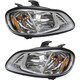 For Freightliner Business Class M2 Headlight Assembly 2004-2012 Driver and Passenger Side Pair / Set | Halogen | A0651039002 + A0651039003 (PLX-M0-USA-REPF100310-HD-CL360A71)