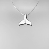 whale tail pendant